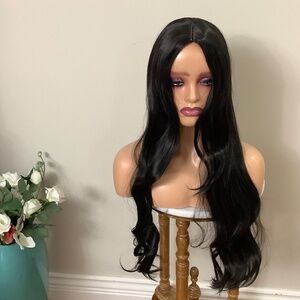 NEW Long Black Wig